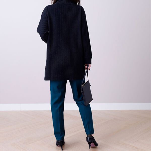 BELLUNA（ベルーナ）の「ジャカード素材肩ボタン使いチュニック（チュニック）」｜詳細画像