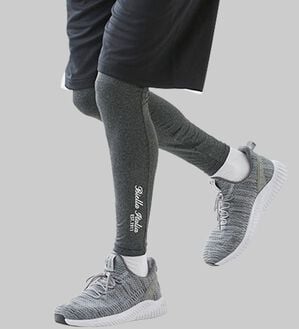 「【２色組】＜フィラ＞Ｗパワーでしっかり暖か！防風ロングタイツ（メンズ靴下・タイツ）」｜詳細画像