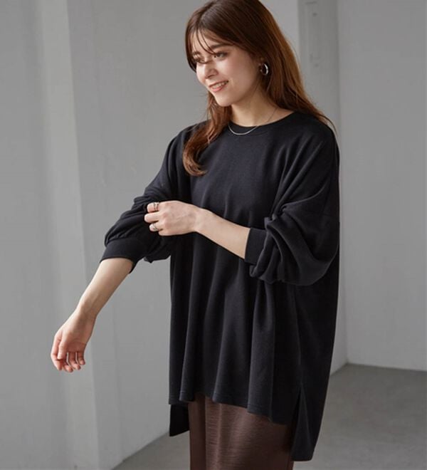 RANAN（ラナン）の「オーバーサイズスウェットＴ（カットソー）」｜詳細画像