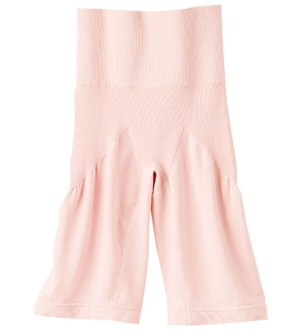 LAVIENNE（ラヴィエンヌ）の「新・綿混の美ラクるロングガードル（ガードル）」｜サーモンピンク