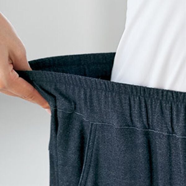 BELLUNA（ベルーナ）の「【２本組】お花刺しゅうコロンパンツ（フルレングスパンツ）」｜詳細画像