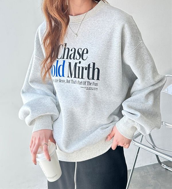 GeeRA（ジーラ）の「アソートデザイン裏起毛スウェット（トレーナー・スウェット）」｜詳細画像