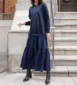 RANAN（ラナン）の「ティアードドッキングワンピース（ドッキングワンピース）」｜詳細画像