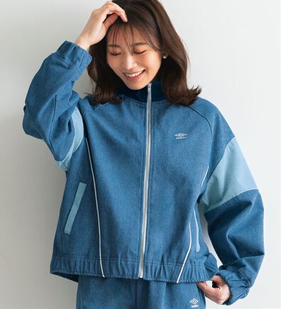 BELLUNA（ベルーナ）の「【ｕｍｂｒｏ】切替デニムジャケット（ブルゾン）」