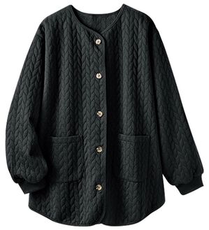 LAVIENNE（ラヴィエンヌ）の「キルティングカーディガン（ブルゾン）」｜ブラック