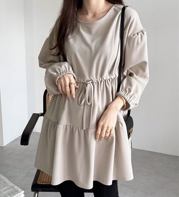 GeeRA（ジーラ）の「前後２ＷＡＹボリュームティアードブラウス（チュニック）」｜詳細画像