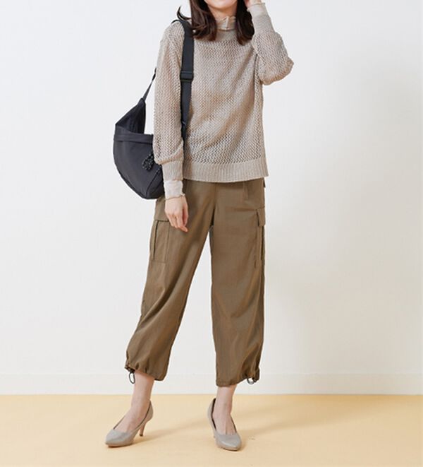 BELLUNA（ベルーナ）の「たっぷり収納！ナイロンショルダーバッグ（その他バッグ）」｜詳細画像