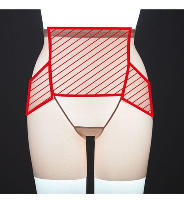 「【３色組】はくだけ後ろ姿スッキリ！ガードル（ショーツ）」｜詳細画像