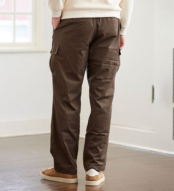 「＜コムルヴァン・オム＞ラクして暖か裏フリースパンツ（メンズフルレングスパンツ）」｜詳細画像