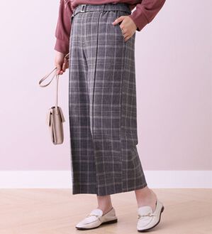 BELLUNA（ベルーナ）の「ストレッチ素材ワイドパンツ（ワイドパンツ・ガウチョ）」｜詳細画像