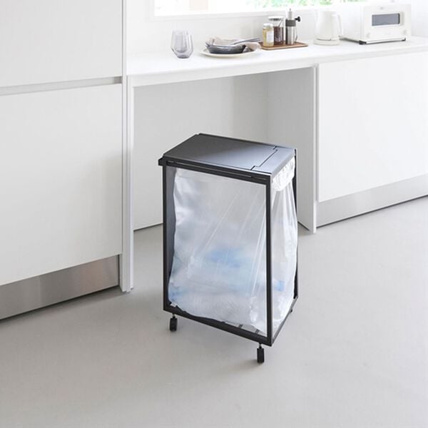 iellio（イエリオ）の「タワー　スリム蓋付目隠しダストワゴン４５Ｌ＜ｔｏｗｅｒ山崎実業＞（リビング用品）」｜詳細画像