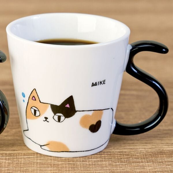 「猫兄弟しっぽマグ（その他キッチン用品）」｜ミケ