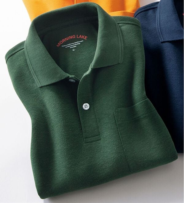 「毎日着たい吸汗速乾ポロシャツ（メンズポロシャツ）」｜グリーン