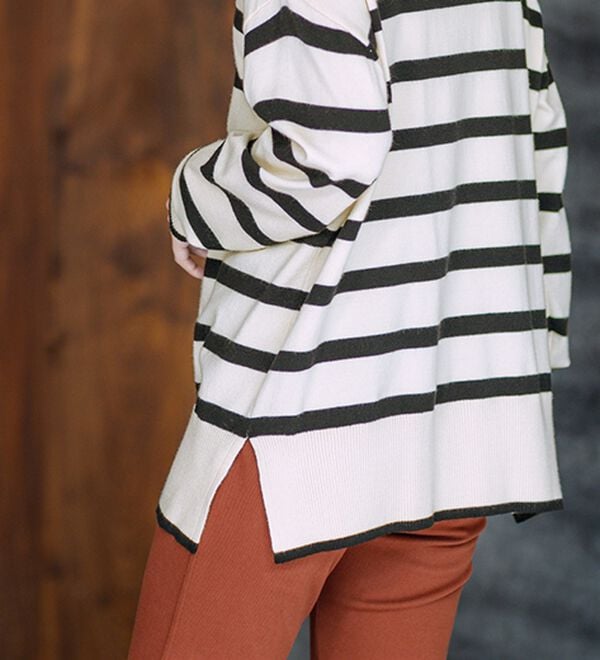 BELLUNA（ベルーナ）の「【新色追加】もちもち素材ハイネックニットプルオーバー（ニット・セーター）」｜詳細画像