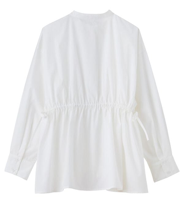 GeeRA（ジーラ）の「ウエストタックリボンシャツチュニック（チュニック）」｜詳細画像