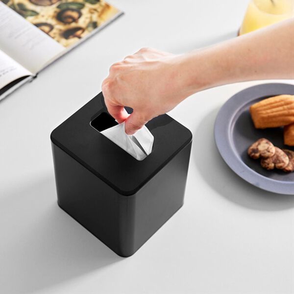 iellio（イエリオ）の「タワー　コンパクトティッシュケース　スクエア＜ｔｏｗｅｒ山崎実業＞（その他日用品・趣味雑貨）」｜詳細画像