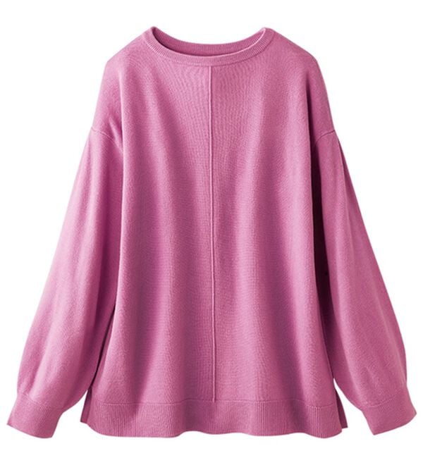 BELLUNA（ベルーナ）の「ふんわりカシミヤタッチニットプルオーバー（ニット・セーター）」｜詳細画像