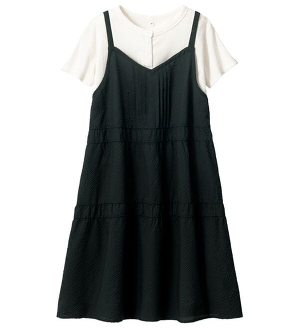 ルフラン（ルフラン）の「【２色組】【ｐｌｕｓＯＮＥ】４点カバーチュニック（チュニック）」｜詳細画像