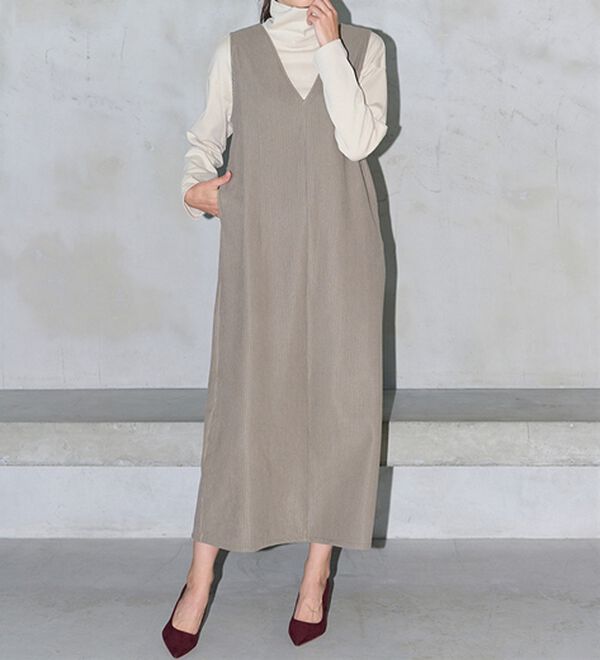 RANAN（ラナン）の「＜ＢＣ＞綿１００％&times;吸湿発熱！あったかタートルネック（カットソー）」｜詳細画像