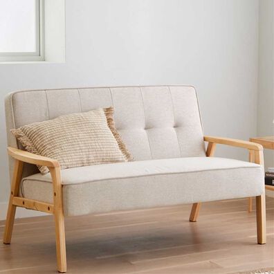 iellio（イエリオ）の「天然木フレームコンパクトソファＡｒｅｕｍ＜１人掛・２人掛＞（ソファ）」