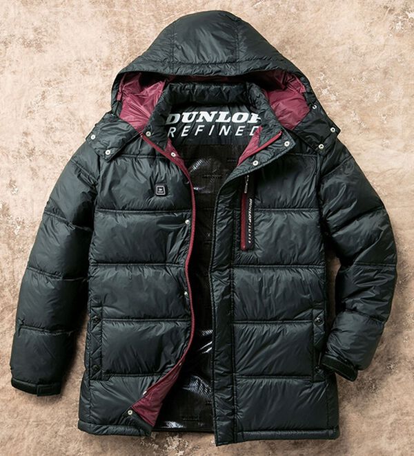 「＜ダンロップ・リファインド＞秒・暖（すぐにあったか）ヒーター付ハーフコート（メンズコート）」｜詳細画像