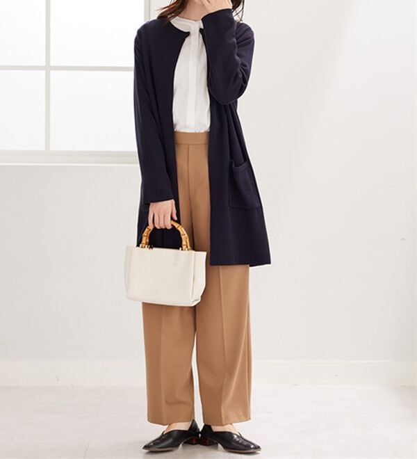 FORME mother ミラノリブカーディガン☆サイズ0 新品 ミラノリブワイドカーディガン | GRANDMA MAMA DAUGHTER (Women