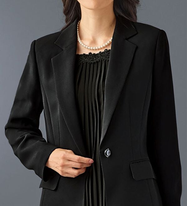 BELLUNA（ベルーナ）の「【３点セット】洗えるストレッチ素材！フォーマルパンツ３点セット（ブラックフォーマル（喪服・礼服））」｜詳細画像