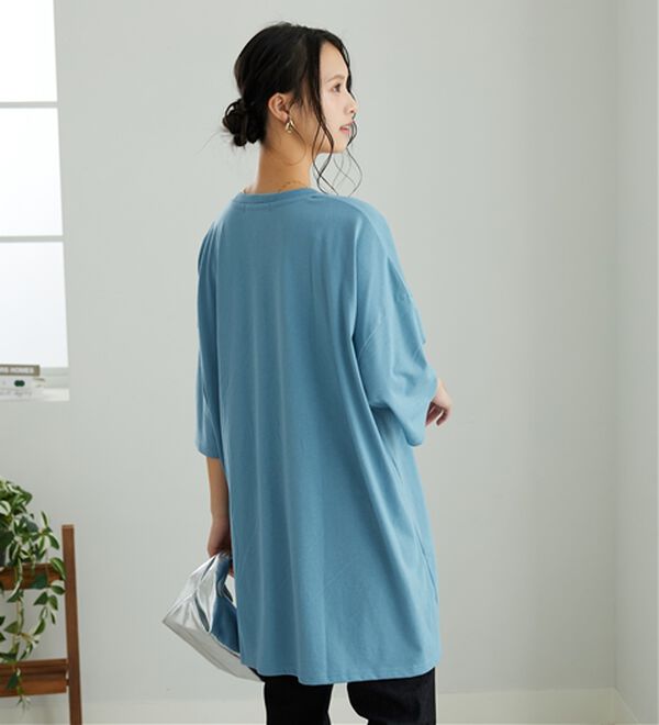 BELLUNA（ベルーナ）の「＜Ｄｉｓｎｅｙ＞【ドナルドダック】ビッグ7分袖プリントTシャツ（Tシャツ）」｜詳細画像