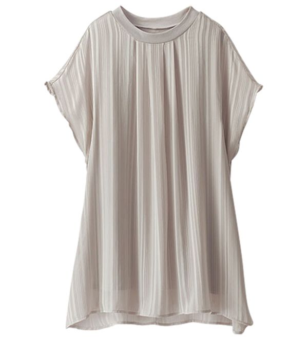 BELLUNA（ベルーナ）の「ひんやりシアーストライプチュニック（チュニック）」｜詳細画像