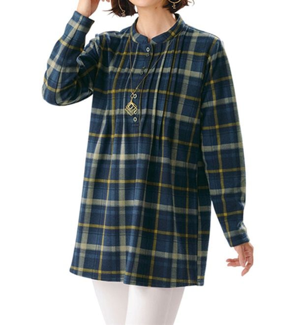 ルフラン（ルフラン）の「【３色組】【ホカロン】ぽっかぽか裏ファーチュニック（チュニック）」｜詳細画像