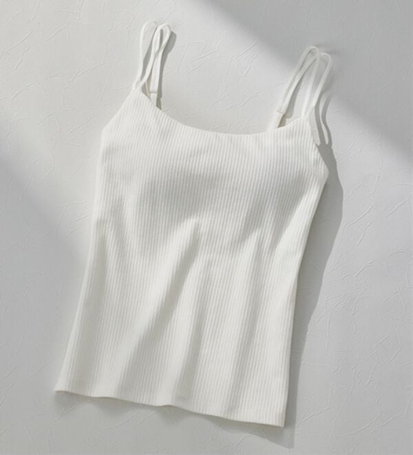 YU'NOW（ユナウ）の「【カップ付インナー】バックオープンブラキャミ（ブラトップ・カップ付きインナー）」｜詳細画像