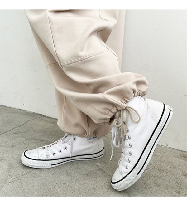 GeeRA（ジーラ）の「やわらか素材カーゴパンツ（フルレングスパンツ）」｜詳細画像