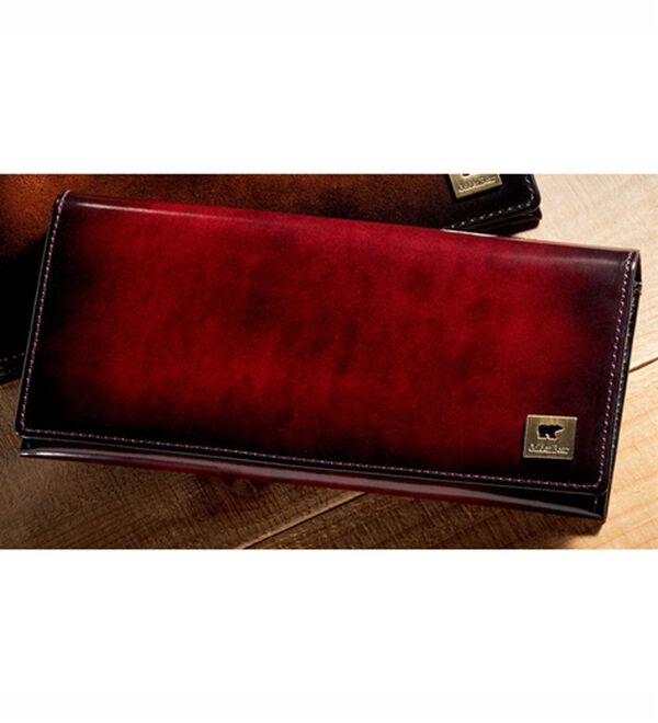 ゴールデンベア＞艶加工アンティーク調長財布 - ベルーナ【公式】