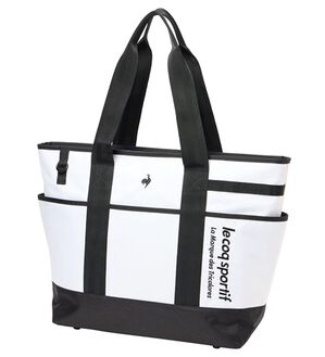 「＜ルコック＞スポーティーデザイントートバッグ（メンズトートバッグ）」｜ホワイト