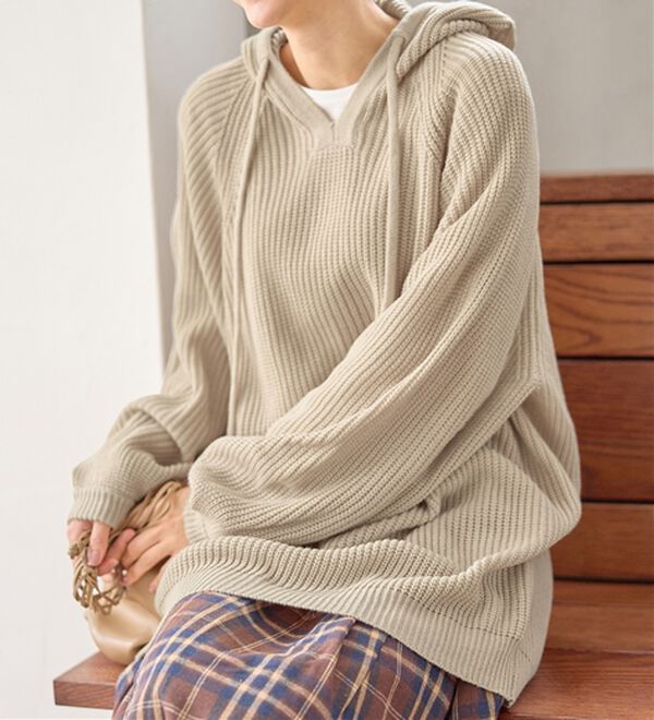 ひとみ新品トランジットパーサッチ ニットパーカー ひとみ様専用新品トランジットパーサッチ ニットパーカー - メルカリ