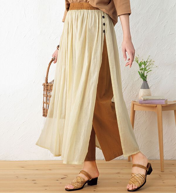 ルフラン（ルフラン）の「涼風まとう＊りらさらパン（その他パンツ）」｜詳細画像