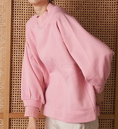 RANAN（ラナン）の「裏起毛！毛玉になりにくい！ニット切替プルオーバー（カットソー）」