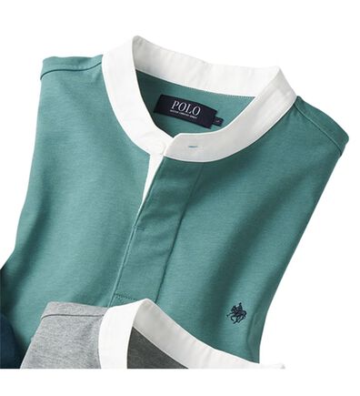 「＜ポロ・ビーシーエス＞スタンドラガーＴシャツ（メンズカットソー）」