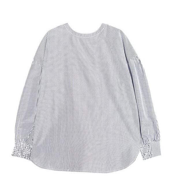 Pierrot（ピエロ）の「２ｗａｙパールボタンブラウス（ブラウス）」｜詳細画像