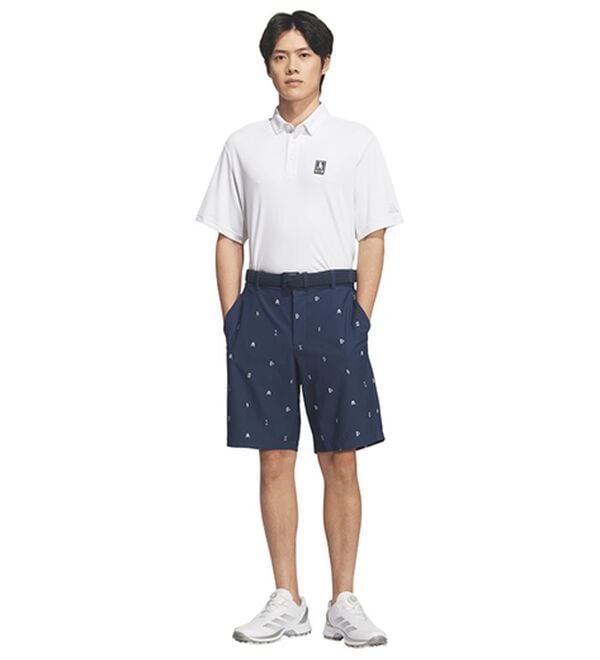 「＜ａｄｉｄａｓ＞ゴルフ　ＥＸ－ＳＴＲＥＴＣＨＡＣＴＩＶＥ撥水　モノグラムショートパンツ（メンズハーフパンツ）」｜詳細画像