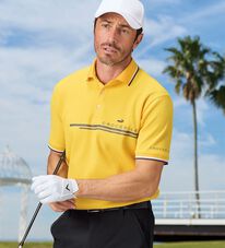 「＜クロコダイル＞さらっと快適ワッフルポロシャツ（メンズポロシャツ）」