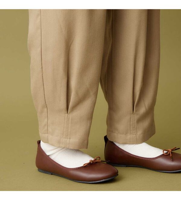 Viola e Viola（ヴィオラ エ ヴィオラ）の「ふんわりやわらか素材のゆるパンツ（フルレングスパンツ）」｜詳細画像