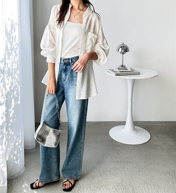 GeeRA（ジーラ）の「アソート柄オーバーサイズシャツ（シャツ）」｜詳細画像