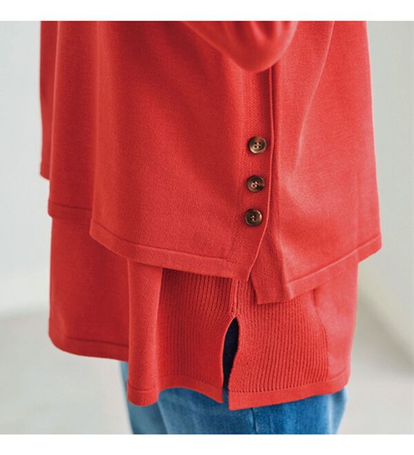 BELLUNA（ベルーナ）の「ベスト付ニットチュニックアンサンブル（アンサンブル）」｜詳細画像