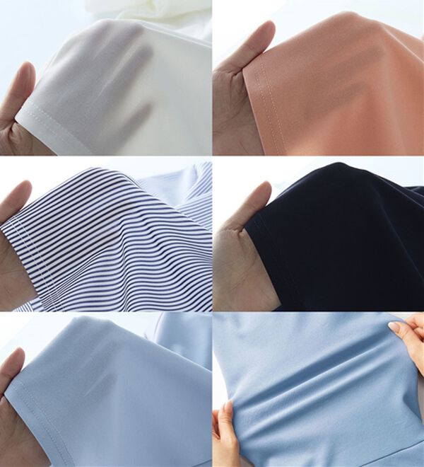 BELLUNA（ベルーナ）の「ジョーゼット素材タック使いＴブラウス（ブラウス）」｜詳細画像