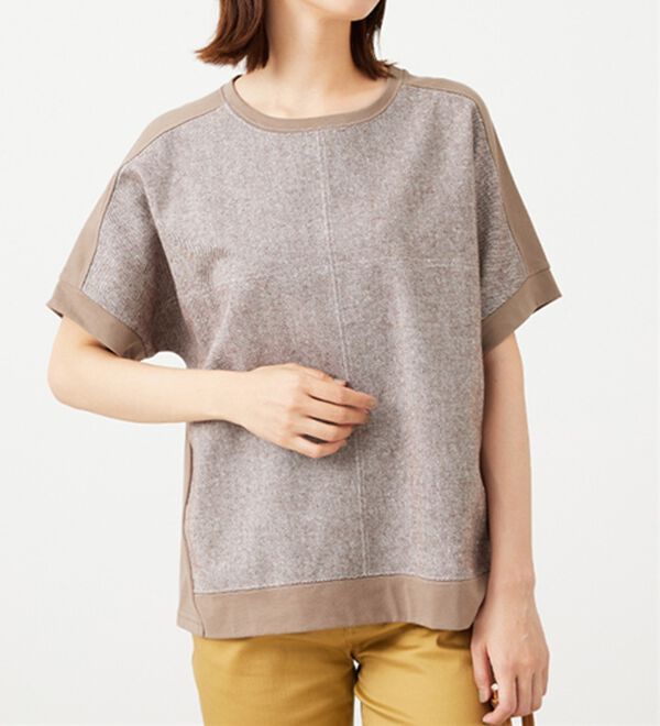 BELLUNA（ベルーナ）の「ステッチデザイン切替プルオーバー（カットソー）」｜詳細画像