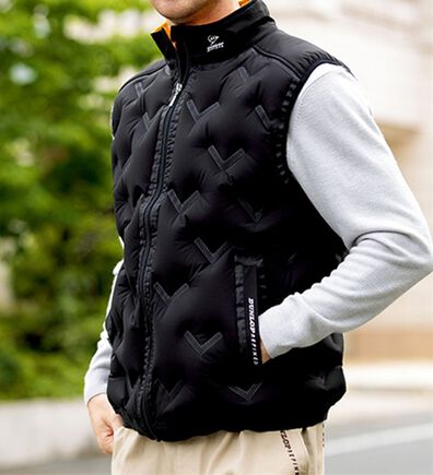 「＜ダンロップ・リファインド＞エアーウォームベスト（メンズベスト）」