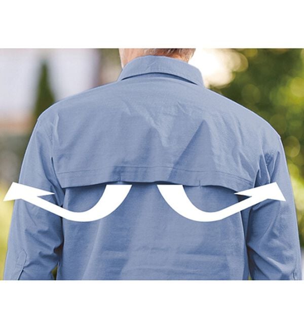 「＜Ｕ．Ｐレノマ＞大人の涼感７分袖シャツジャケット（メンズジャケット）」｜詳細画像