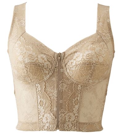 LAVIENNE（ラヴィエンヌ）の「猫背は卒業！総レースロングブラ（ノンワイヤーブラ）」