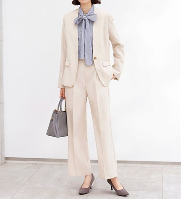 GeeRA（ジーラ）の「洗える！ストレッチカセットスーツ（その他ワンピース）」｜詳細画像